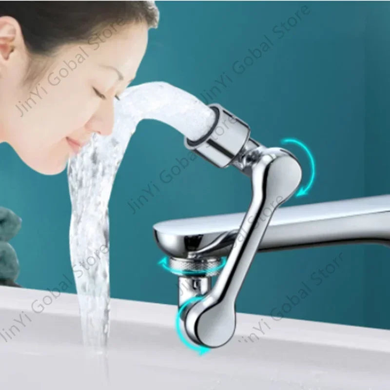 1080° Rotatable Multifunctional Extension Faucet Universal Faucet Splash Filter Bathroom Basin Kitchen Tap Nozzle Extend Adapter