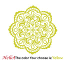 Mandala vinyl Wall Stickers Personalized Creative For Kids Room Living Room Home Decor Vinyl Sticker Mural yoga Wallpaper