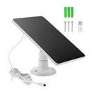 10W 5V Solarpanel Micro USB+Type-C 2in1 Outdoor Solar Ladepanel 3m Ladekabel für Überwachungskamera für Eufycam 3C/2C