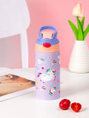350ml Cartoon Insulated Cup Animal Pattern Stainless Steel Thermos Cup Christmas Vacuum Flasks Water Bottle Xmas Gift Cup