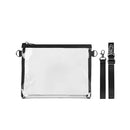 New transparent PVC crossbody bag Waterproof coin purse Stadium Sports bag Portable portable storage bag