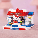 New Keeppley Sanrio Building Blocks Original Kuromi Melody Gemini Cartoon Street View Decoration Model Children's Toys Girl Gift