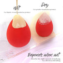 BEAKEY Makeup Sponge 5 Pcs Set LatexFree Boun Boun Beauty Sponge for Blending Makeup Sponges for Foundation Liquid Cream and Po
