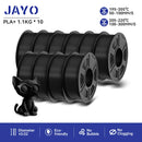 JAYO PLA PLUS Transparente 3D Printer Filament 1.75mm 1.1KG/Rolls 3D Printing Materials for 100% No Bubble &FDM 3D Pen DIY Gift