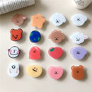 Korean Style Phone Grip Tok Holder Universal Cute Cartoon Bear Puppy Frog Cat Griptok Support For iPhone Samsung Socket Pocket