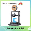 Creality 3D Ender-3 V3 SE Printer Sprite Direct Extrusion 250mm/S Faster Printing Speed Dual Z-Axis IU Display CR Touch Y Optica