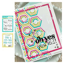 Father's Day Theme Metal Cut Dies Hexagon Layering Stencils Fish Hook Line Sinker Clear Stamps Diy Holiday Cards Decor Scrapbook