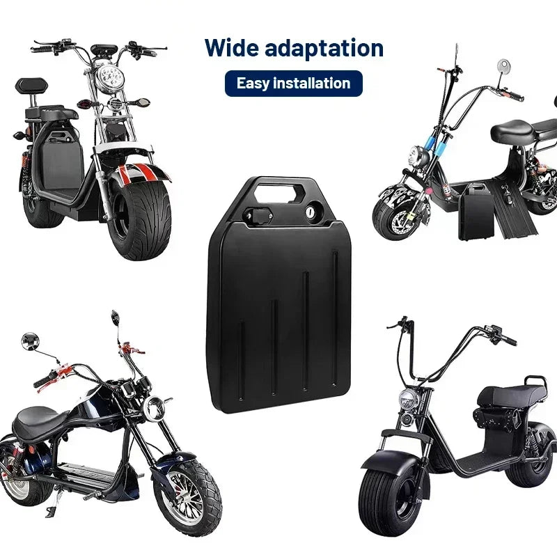 Electric Car Lithium Battery Waterproof 18650 Battery 60V 40Ah for Two Wheel Foldable Citycoco Electric Scooter Bicycle+charger