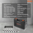 VEVOR 26 PCS Pull & Press Sleeve Kit Steel Bush Bearing Removal & Installation Set Bush Removal Insertion Sleeve Tools with Case