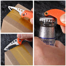 Tragbares Klappmesser Express Paketmesser Geschenk Schlüsselanhänger Gezacktes Hakenmesser Outdoor Camping Handgepäck Überlebenswerkzeug Kartonöffner