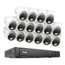 ANNKE 8CH 4K Ultra HD POE Network Video Security System 8MP H.265+ IP Camera Support Two Way Audio human & Vehicle Detection 4MM