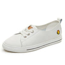 The 'Canvas' Leather Vulcanized Slip-On