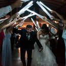 100pcs LED Foam Glow Sticks Flashing Glow Baton Cheer Tube Glow In The Dark Wedding Party Supplies 3 Modes Flashing Stick Toys