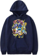 SMG4 Merch All Stars Hoodie for Men and Women Long Sleeve Trendy Comedy Pullover Sweatshirt