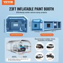 SucceBuy Inflatable Paint Booth Inflatable Spray Booth with Powerful Blowers and Air Filter System Portable Car Paint Booth