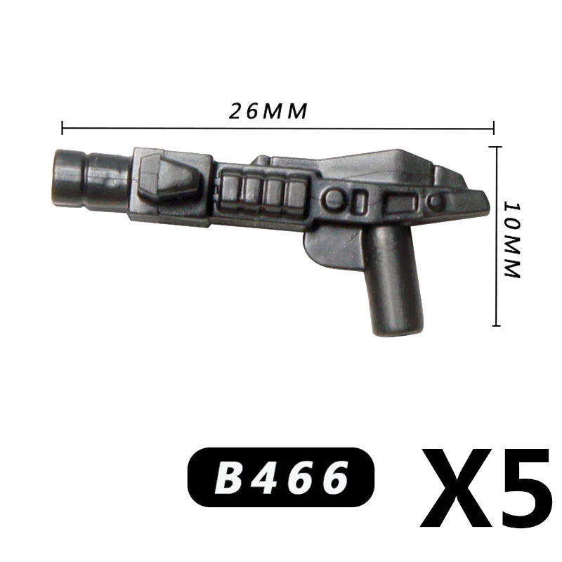 MOC Medieval Accessories Building Blocks Military Soldiers Shoulders Armor Blaster Helmets Weapons War Bricks Children Toys B038