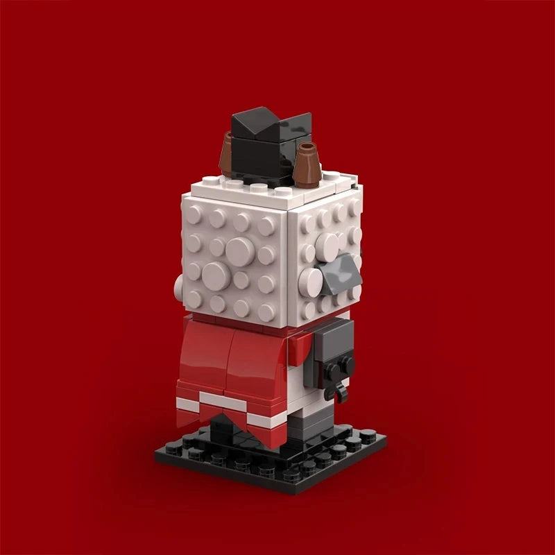 MOC Sheep Culted of The Lambs Action Figures BrickHeadz Building Block Set Cartoon Lamb Model Brick Toys Birthday Gift