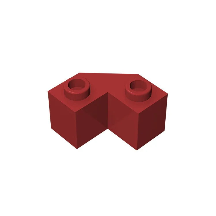 Gobricks 10PCS Building Blocks 2x2 Brick 45 degrees compatible with 87620 Ｃhildren's  toys Assembles Small Particle Parts Brick