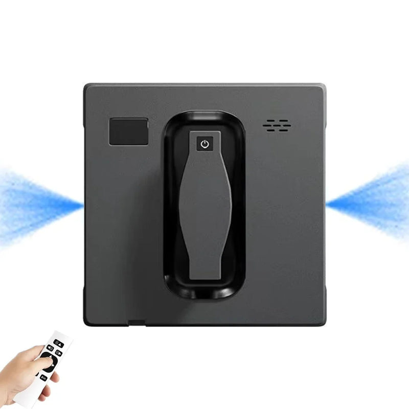 PuRuiKai Robot Window cleaner,Dual Water Spray,Smart Memory,High Vacuum Suction, Laser Sensor, Home Wall Glass Cleaning Robot