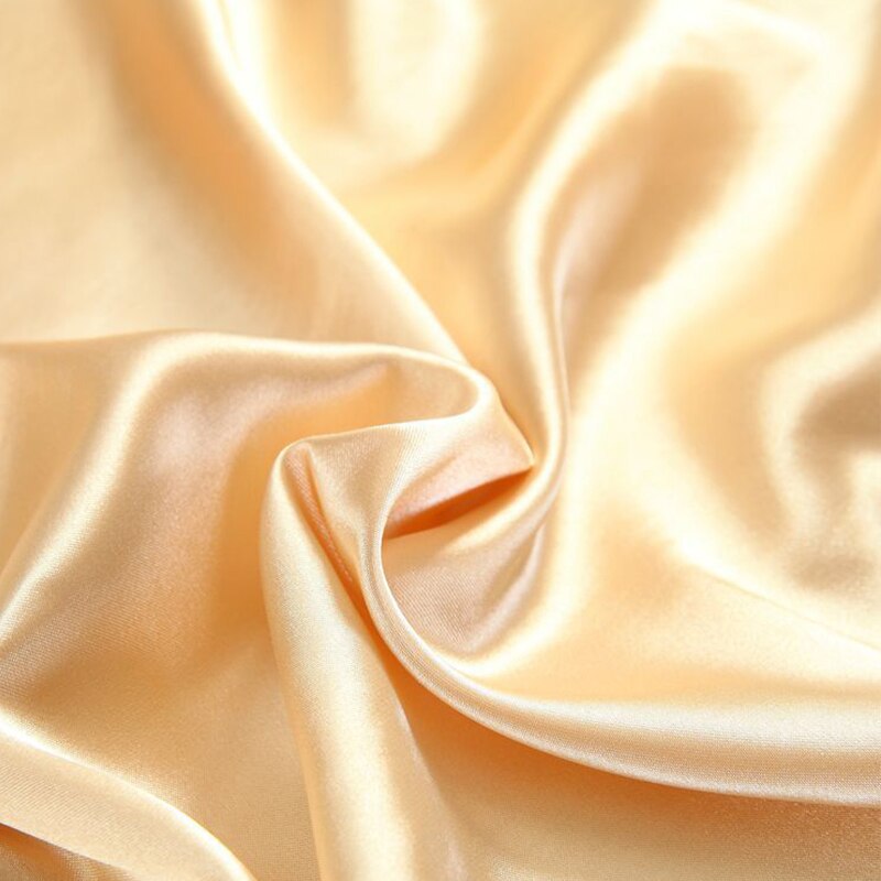 48x74cm Pillowcase Artificial Silk Pillow Cover Solid Color Smooth Satin Pillows Covers for Bedding Sleeping Pillowcases 1/2 pcs