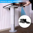 Fast & Free Shipping Camper table legs with pneumatic lift and four-way adjustable function 35-73cm one-button height lift