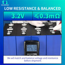 8000 Cycles Grade A 320Ah LiFePO4 Battery 3.2V Lithium Iron Phosphate Rechargeable Cell DIY 12V 24V 48V RV EV Golf Cart Solar