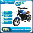 EVERCROSS TECH EV 08M Child Electric Motorbike, Motor 150W, speed Modes 8/16 km/h, 10 km range, 12 tires, Vintage Style