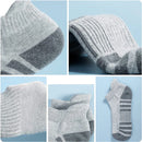 Men Ankle Socks Athletic Running Low Cut Casual Sports Socks Breathable Cushioned Tab Short Socks for Men Women 6 Pairs