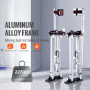 SucceBuy 24"-40" Drywall Stilts Professional Aluminum lastering Stilt Ladder Adjustable Plastering Stilts Paint Tool Stage Props