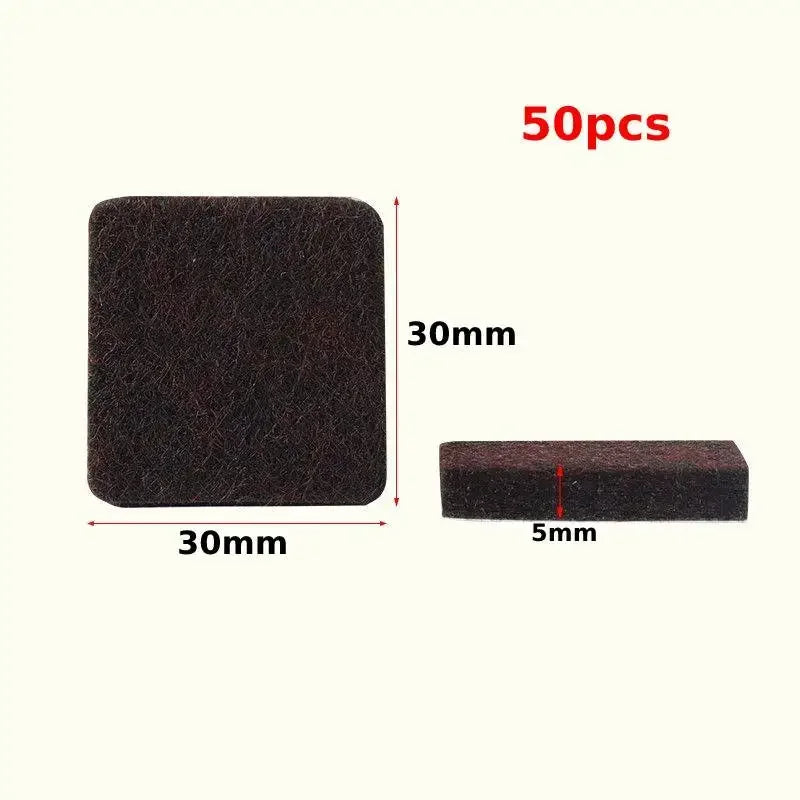 Felt Pad Round Furniture Pads Chair Legs Anti Scratch Floor Protector Self-Adhesive Furniture Sliders for Hardwood Floors Table