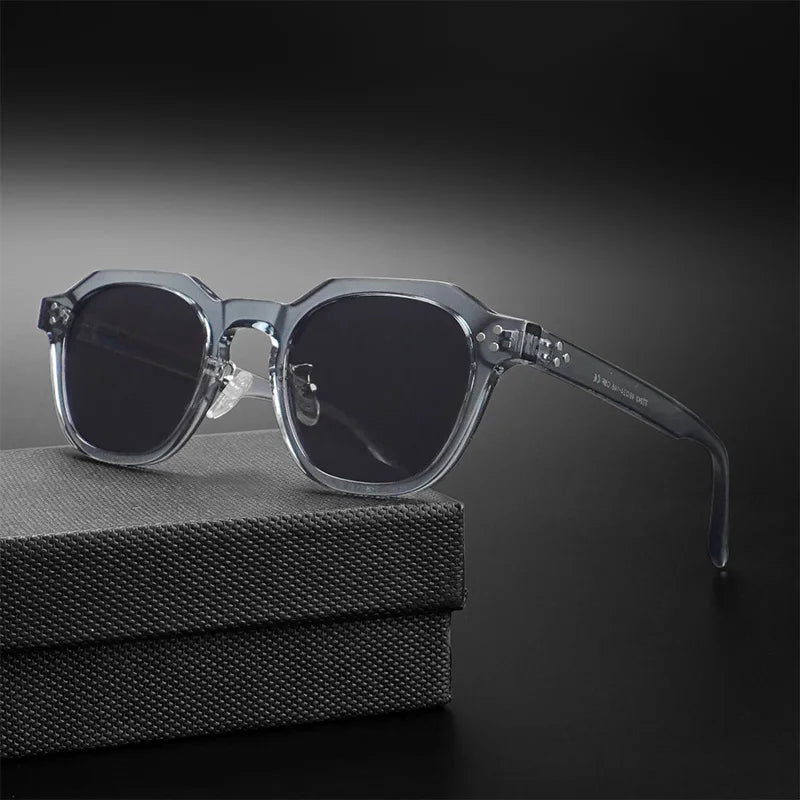 New Retro Polarized TR90 Frame Men's Sunglasses Fashion Polygon Women Sunglasses Male Outddor High Quality Travel UV400 Eyewear