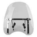 Universal Motorcycle 7/8" 1" Handlebar Deflector Windscreen Windshield Screen For Ducati Honda Harley Yamaha Wind Deflector