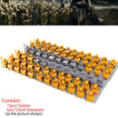 MOC Elves Dwarves Soldier Orcs Army Figures LOTR Armor Guard Warrior Archer Medieval Knights Building Blocks Bricks toys gifts
