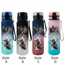 Assassins Game Creed 650ml Large Capacity Water Bottle Outdoor Sports and Game Peripheral Water Cup Plastic Frosted Cups