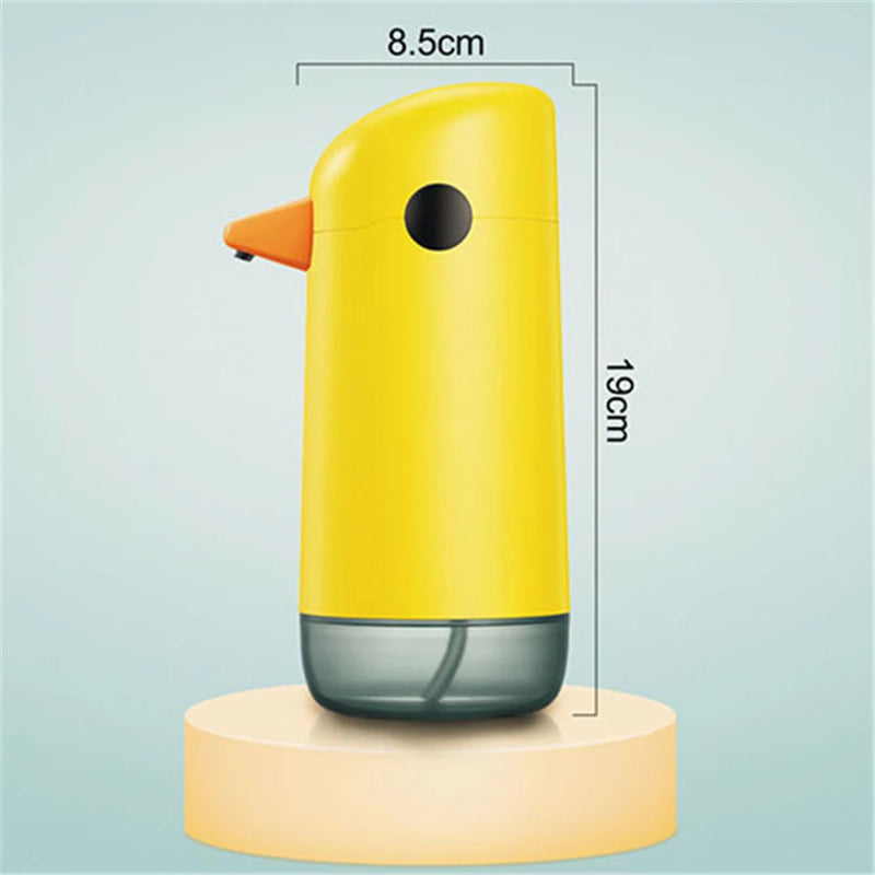 Children Auto Foam Soap Dispenser Little Yellow Duck Smart Sensor Liquid Soap Dispenser Touchless Hand Sanitizer for Bathroom