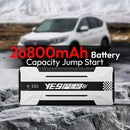 YESPER Starting Device 4120A Peak Jump starter For car ,ALL Gas and Up to 10.0L Diesel Engine,26800mAh Car External battery