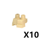 MOC Military Building Blocks Soldiers Figures Special Accessories Squatting Posture Arm Hand Kit Bricks Toys For Kid Gifts O020