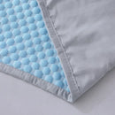 1-4PCS 48x74cm Ice Bean Pillowcase Summer Cooling Solid Color Cool Touch Fabric Washable for Air Conditioning Room