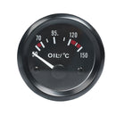 Vehicle Meter 12V Automobile Car Gauge 2" 52mm Water Temp Oil Temp Oil Press Fuel Volts Oil press kg Ammeter Gauge Black Shell