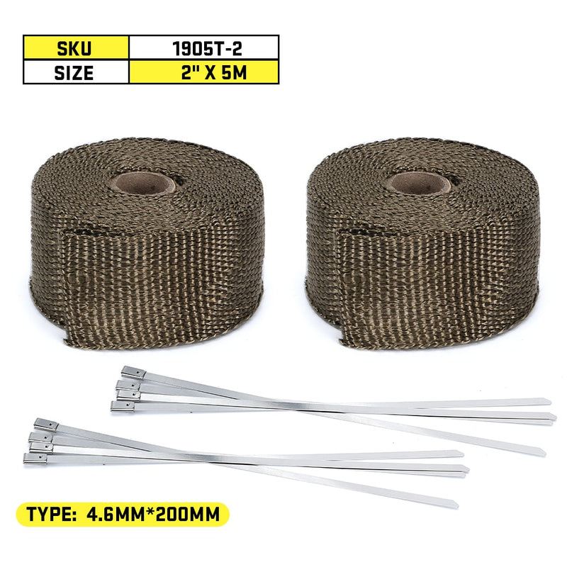 Free Shipping Motorcycle Exhaust Thermal Exhaust Tape Header Heat Wrap Resistant Downpipe For Motorcycle Car Accessories