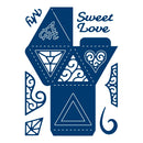 Hollowed Out Tattered Lace Hollow Love Mother's Day and Valentine's Day Metal Cutting Dies Scrapbooking Card Craft No Stamps