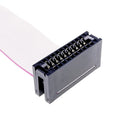 IDC-Typ Kartenrandsteckverbinder, Steckplatz 2,54 mm Rastermaß, 10, 14, 16, 20, 24, 26, 30, 34, 40, 50, 60, 64 Pin Leiterplattenbuchse mit 20 cm Flachkabel 1,27 mm
