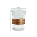 2/4/6pcs Japanese Style Glass Heat Insulation Coffee Milk Mug Walnut Cup Sleeve Drinkware Beautiful Tea Drinking Beer Gift Set