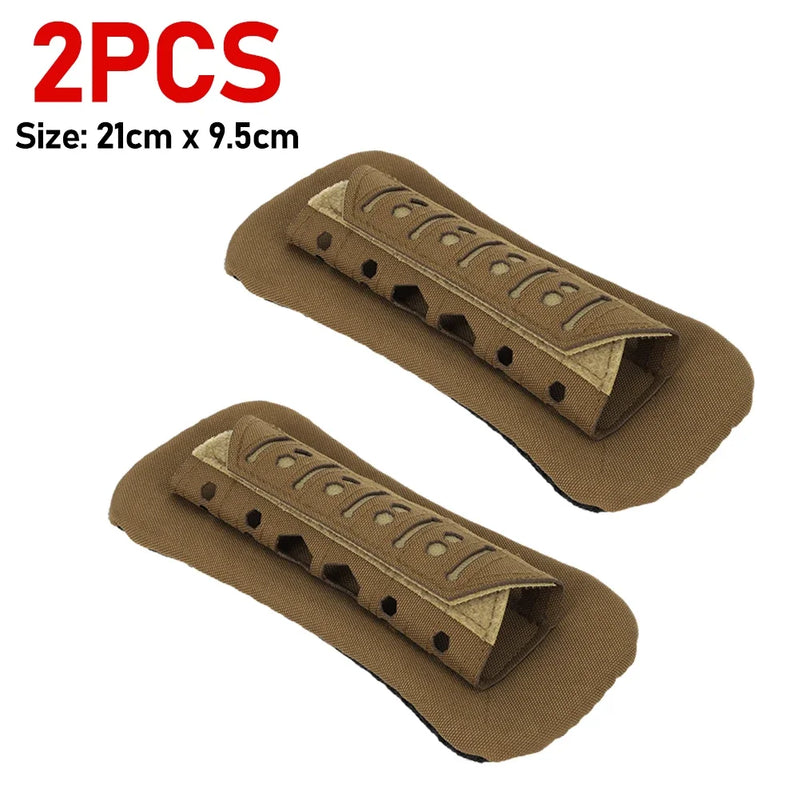 1/2/4PCS Laser Cutting Tactical Vest Shoulder Strap Pads For Hunting Vest Backpack Comfort Mesh Cushion Shoulder Pad for Outdoor