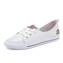 The 'Canvas' Leather Vulcanized Slip-On