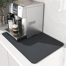 Coffee Machine Mat Rubber Backing Water-Absorbent Dish Drying Pad Kitchen Worktop Drainage Mat Home Decor