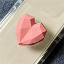 Cute 3D Love Heart Phone Socket Holder Grip Tok Bracket For iPhone Samsung Universal Accessories Folding Finger Stand Griptok