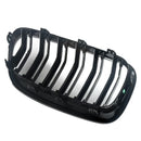 Gloss Black For BMW 5 Series F10 F11 F18 M5 Front Bumper Grills Double 2010-2016 Wide Kidney Grille 520d 530d 540i 528i 535i CAR