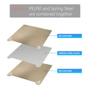 Double Side PET PEI PEO Spring Steel Sheet Magnetic Build Plate 235/310mm Heated Bed For Ender 3 S1/S1 Pro/Creality K1/K1 Max
