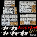 Car Motorcycle Electrical Connectors: 2.8mm 2 3 4 6 9 Pin Wire Terminal Hooks for Male & Female Terminals Assorted Kit